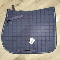 Quilt Jumper Saddle Pad *gc, v. pilly, threads, dingy underside, puckers, mnr hair
