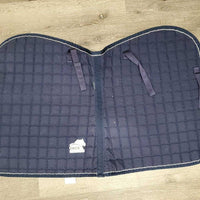 Quilt Jumper Saddle Pad *gc, v. pilly, threads, dingy underside, puckers, mnr hair
