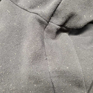 Hvy Glitter Sweatshirt Hoodie, drawstring *gc/fair, faded, v.pilly & rubbed pits, stains