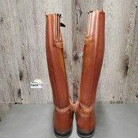 Dressage Boots, Zips, Navy Bag, 2x brush *vgc, clean, rubs, mnr scuffs, scratches, stains & scrapes
