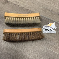 Dressage Boots, Zips, Navy Bag, 2x brush *vgc, clean, rubs, mnr scuffs, scratches, stains & scrapes
