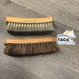 Dressage Boots, Zips, Navy Bag, 2x brush *vgc, clean, rubs, mnr scuffs, scratches, stains & scrapes