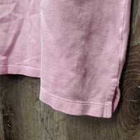 SS Polo Shirt, 1//4 Button Up *gc, mnr stains

