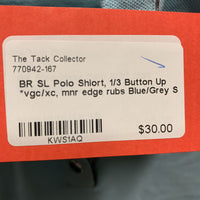 SL Polo Shiort, 1/3 Button Up *vgc/xc, mnr edge rubs

