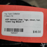Helmet Liner *vgc, clean, hair, faded tag
