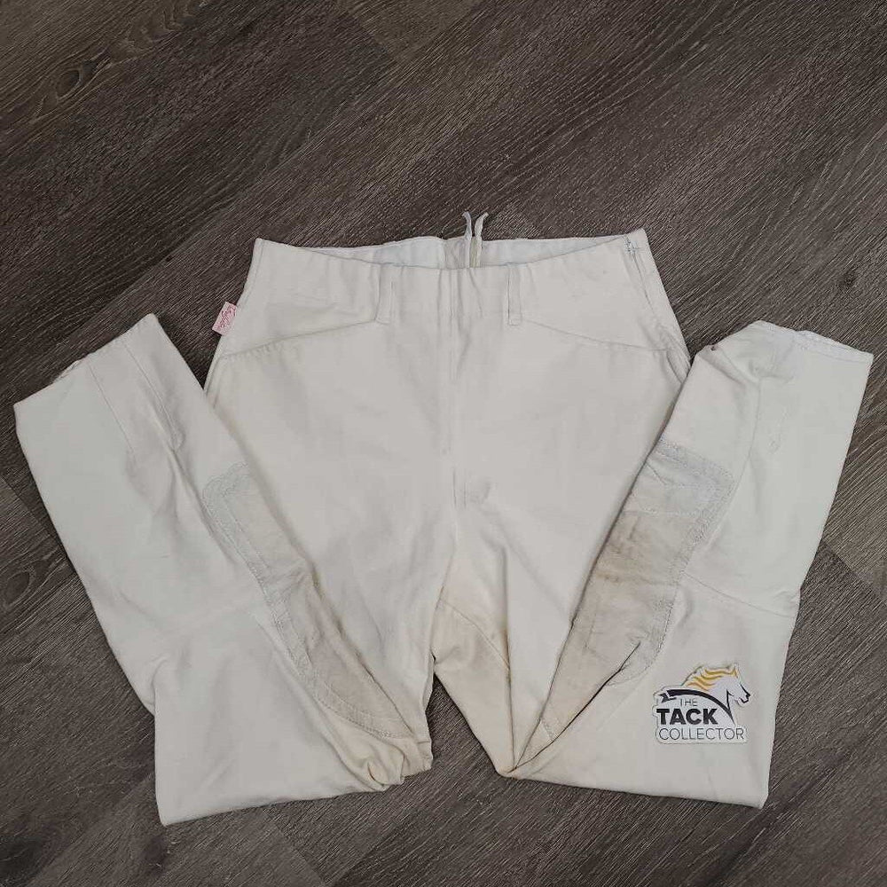 Breeches, Side Zip *gc, stains, puckers, older, hairy velcro, v.discolored seat & legs