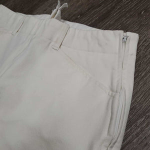 Breeches, Side Zip *gc, stains, puckers, older, hairy velcro, v.discolored seat & legs