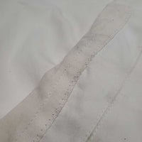 Euroseat Breeches *gc, seam puckers, dingy, discolored seat & legs, hairy velcro
