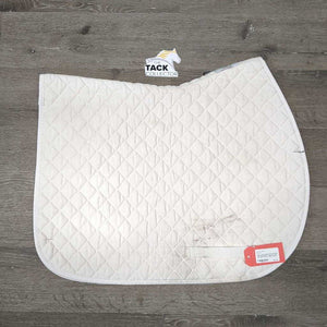 Quilt Jumper Profile Saddle Pad, embroidered *vgc, mnr stains, hair, pills