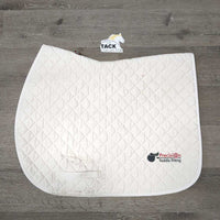 Quilt Jumper Profile Saddle Pad, embroidered *vgc, mnr stains, hair, pills
