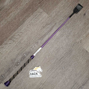 Riding Crop, grippy handle *gc/fair, faded, rubs, peeling grip