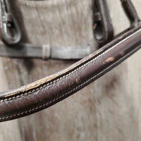 Rsd Bridle, Braided Reins *gc, dry, stiff, bent, scraped edges, rubs, peeled spots, creases
