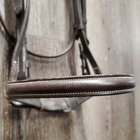 Rsd Bridle, Braided Reins *gc, dry, stiff, bent, scraped edges, rubs, peeled spots, creases
