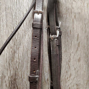 Rsd Bridle, Braided Reins *gc, dry, stiff, bent, scraped edges, rubs, peeled spots, creases