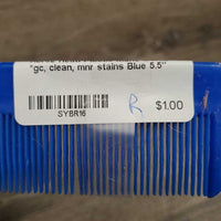 Horse Head Plastic Mane Comb *gc, clean, mnr stains