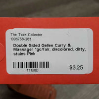 Double Sided Gellee Curry & Massager *gc/fair, discolored, dirty, stains
