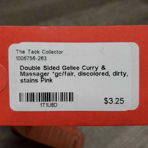 Double Sided Gellee Curry & Massager *gc/fair, discolored, dirty, stains
