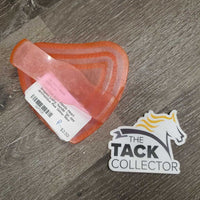 Soft Plastic Heart Shaped Curry, handle *gc, mnr dirt/residue
