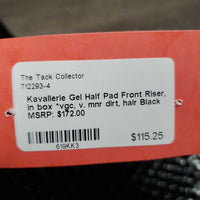 Gel Half Pad Front Riser, in box *vgc, v. mnr dirt, hair
