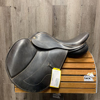 17" MW - Adj *5.5" NSC Aotearoa Close Contact Saddle, NSC Burgundy Cover, 2 Billet Guards, 4 Velcro Blocks, Wool Flocking, Front & Rear Gusset Panels, Flaps: 13.5"L x 14.25"W Serial #: 54911 MW GPX
