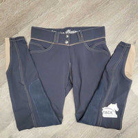 EuroSeat Breeches *gc, faded, snags, rubs, seam puckers, stitches: undone & rubs
