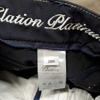 EuroSeat Breeches *gc, faded, snags, rubs, seam puckers, stitches: undone & rubs
