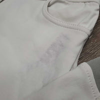 Euroseat Breeches *gc, v.stained seat & legs, older, dingy, stains, seam puckers
