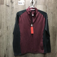 LS Light Fleece Lined Shirt, 1/3 Zip up *xc
