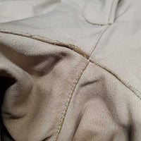 Euroseat Breeches *fair, v.stained & discolored seat & legs, undone stitching, seam puckers. v.pilly lining
