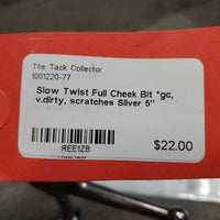 Slow Twist Full Cheek Bit *gc, v.dirty, scratches
