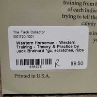 Western Horseman - Western Training - Theory & Practice by Jack Brainard *gc, scratches, rubs
