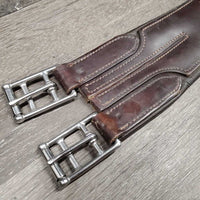 Sm Belly Girth, 2x long elastics, Center D ring & Strap *gc, dirty, hairy, rubs, scratches, film

