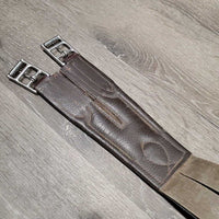 Sm Belly Girth, 2x long elastics, Center D ring & Strap *gc, dirty, hairy, rubs, scratches, film
