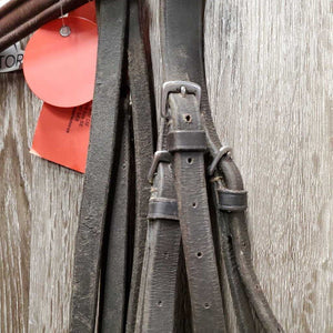 Rsd FS Padded Bridle *gc, older, dirty, creases, xholes, rubs, scraped edges, crackles, No Reins