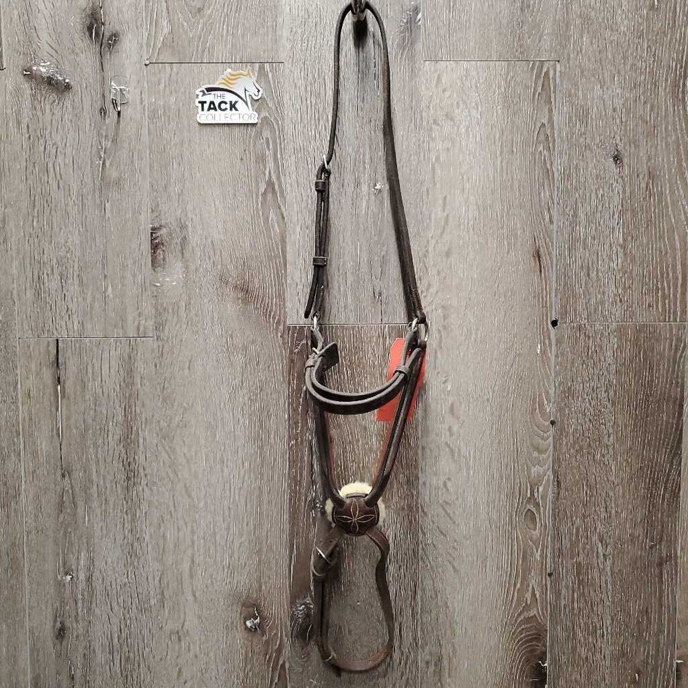 Rsd Padded Figure 8 Noseband Only *gc, rubs, dirty, faded, scraped edges, dry