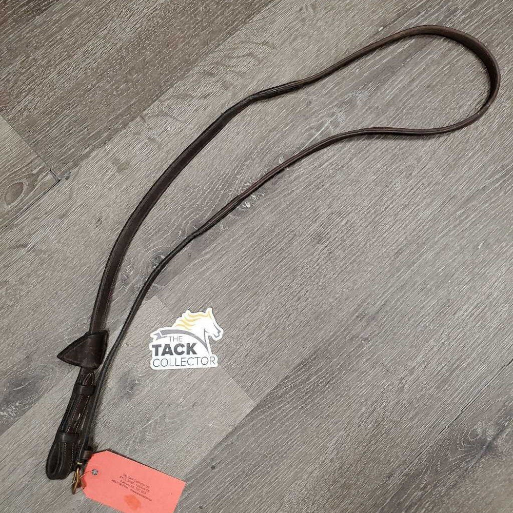 1 ONLY Rsd FS Narrow Rubber Lined Rein *gc, threads, edge rubs, mnr twists