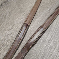 1 ONLY Rsd FS Narrow Rubber Lined Rein *gc, threads, edge rubs, mnr twists
