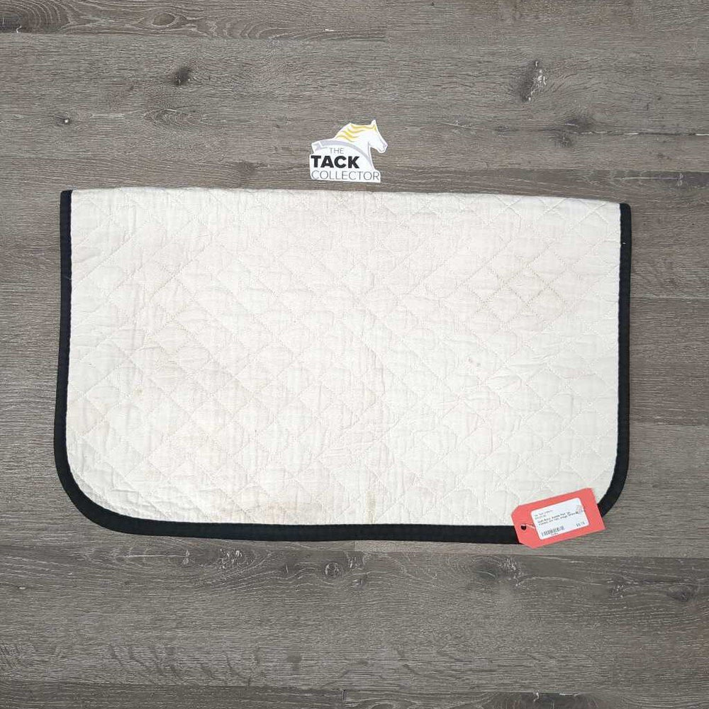 Quilt Baby Saddle Pad *gc, stained, mnr hair, snags