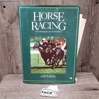 Horse Racing, the complete guide to the Turf *gc, bent corners, faded, scratches, label, peeled cover, loose paper clippings
