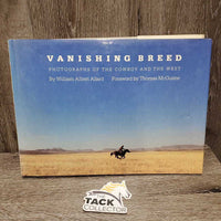 Vanishing Breed: Photographs of the Cowboy and the West by William A. Allard, extra poster *gc, bent, mnr dirt & stains, rubs, faded edges
