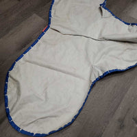 Vinyl Close Contact Saddle Cover *gc, mnr dirt, stains, scuffs, stretched elastic PROCEEDS DONATED
