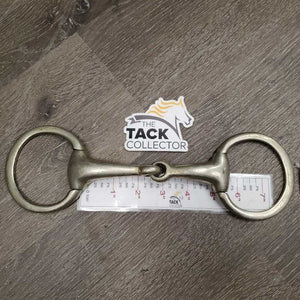 Thick Hvy Eggbutt Snaffle Bit *gc/fair, clean, stains, dings, scratches, rough, loose joints