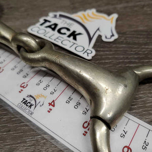 Thick Hvy Eggbutt Snaffle Bit *gc/fair, clean, stains, dings, scratches, rough, loose joints