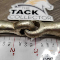 Thick Hvy Eggbutt Snaffle Bit *gc/fair, clean, stains, dings, scratches, rough, loose joints
