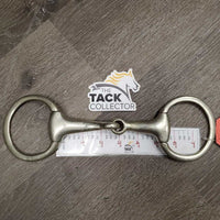 Thick Hvy Eggbutt Snaffle Bit *gc/fair, clean, stains, dings, scratches, rough, loose joints
