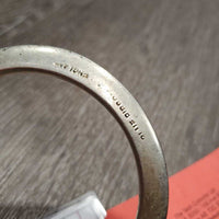 Double Twisted Wire Fixed Ring Bit *fair/gc, older, clean, green gunk & residue, mnr scratches & chews

