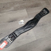 Anatomical Padded Leather Dressage Girth, 2x els, Center D Ring *vgc/xc, clean
