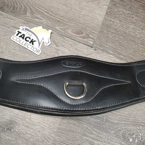 Anatomical Padded Leather Dressage Girth, 2x els, Center D Ring *vgc/xc, clean