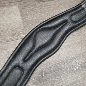 Anatomical Padded Leather Dressage Girth, 2x els, Center D Ring *vgc/xc, clean