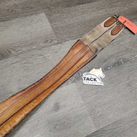 Leather Girth, 1x elastic *fair, clean, stains, stiff, dry, stretched els, older, edges: curled & hard
